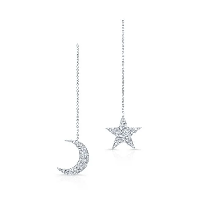 Moon & Star  Earring