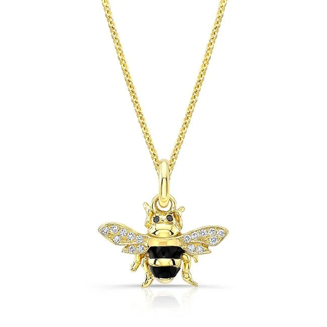Yellow Bee Pendant/Charm