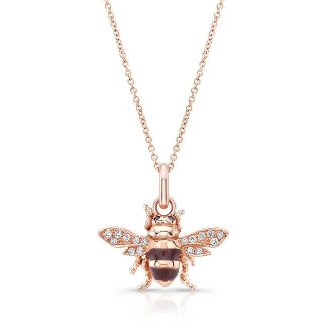 Brown Bee Pendant/Charm