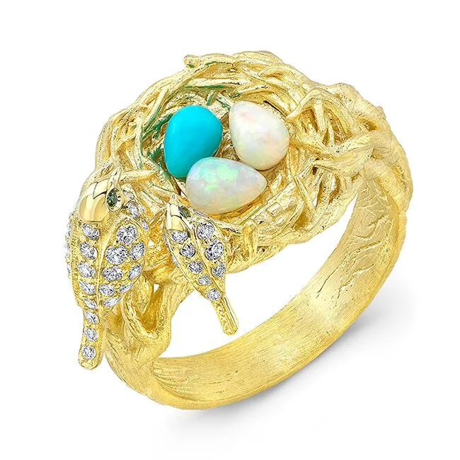 Birds Nest  Ring