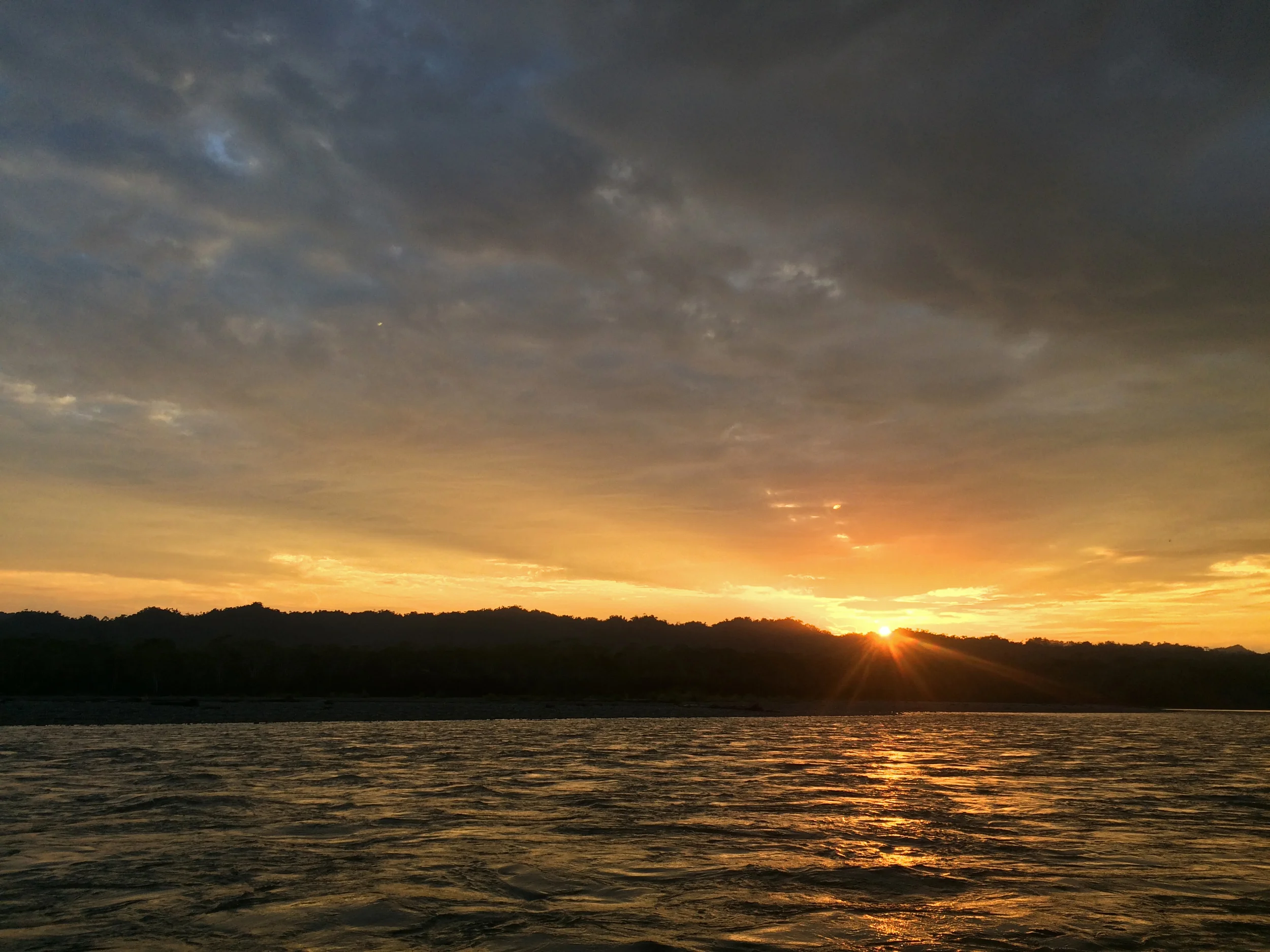 A gorgeous sunrise to start our morning commute.