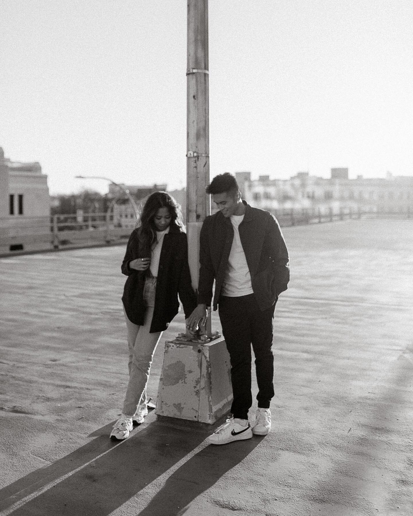 thinking back on this chilly October evening with Caitlin + Alec today🖤