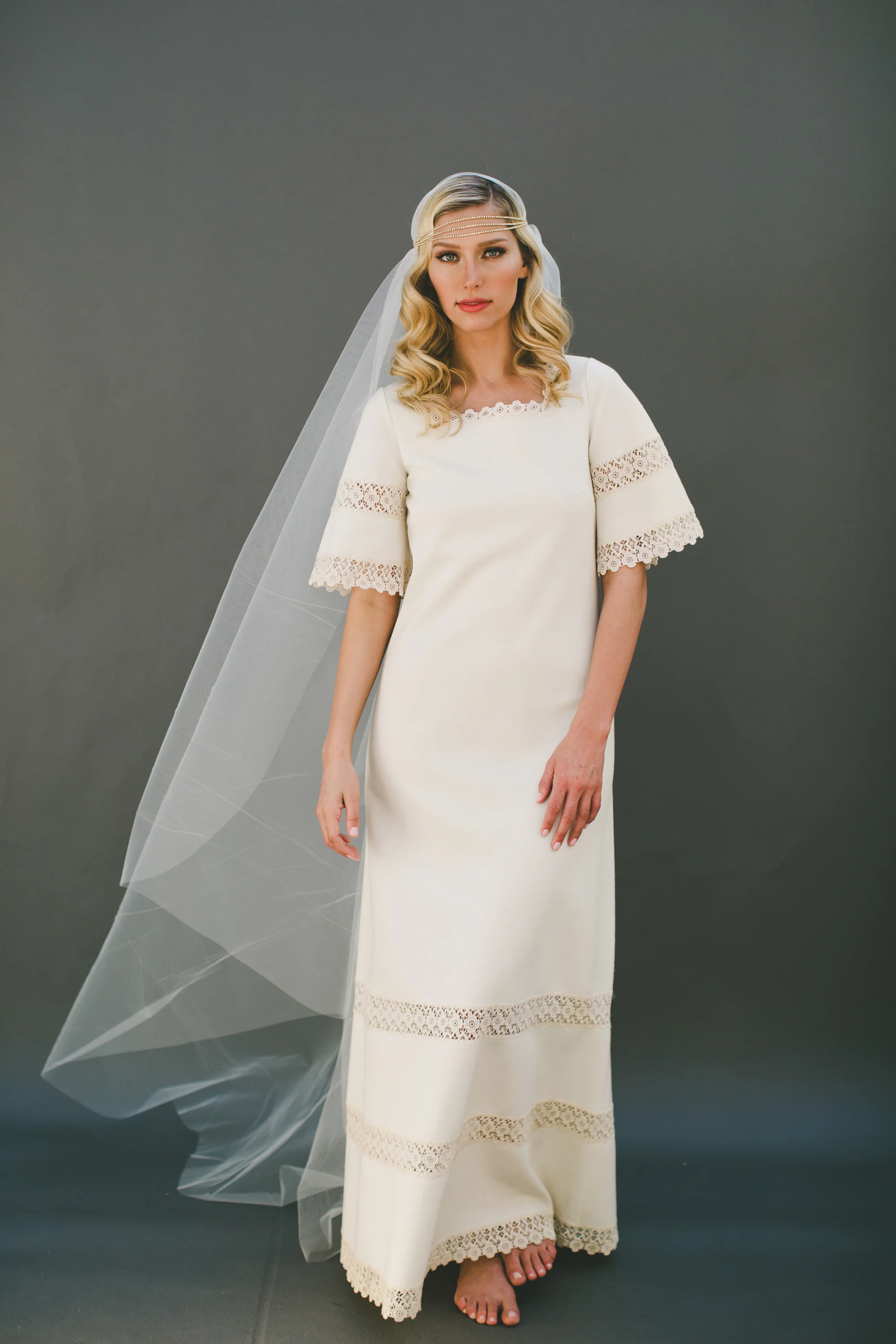 Tulle Juliet Cap Veil #1107