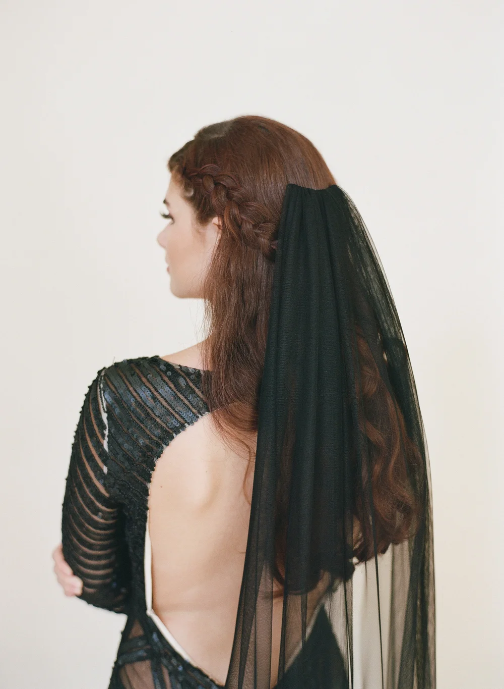 Black English Net Bridal Wedding Veil il_1080xN.3410902987_m3wn.jpg main image 4