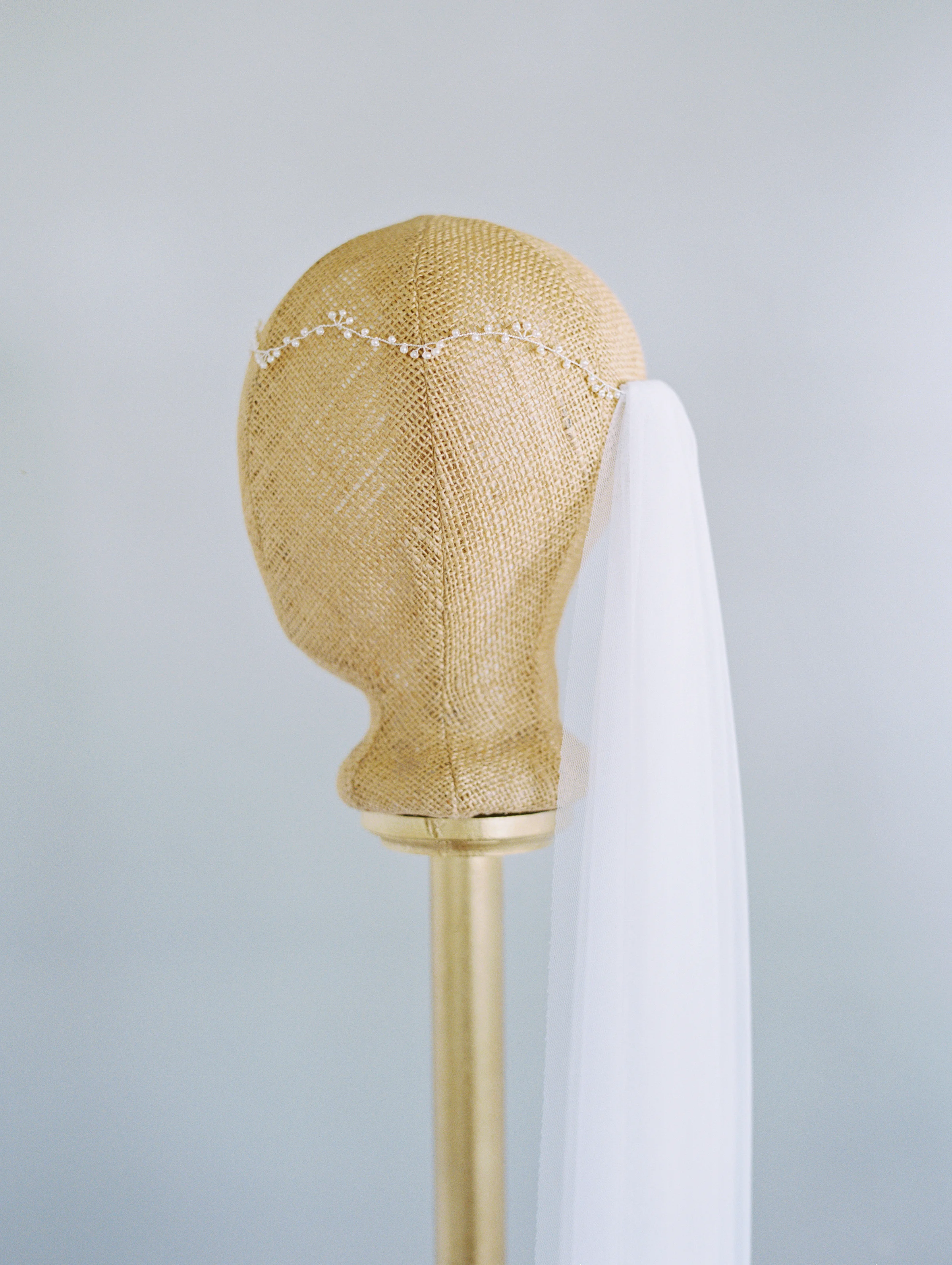 Black English Net Little Something Wedding Veil #0801