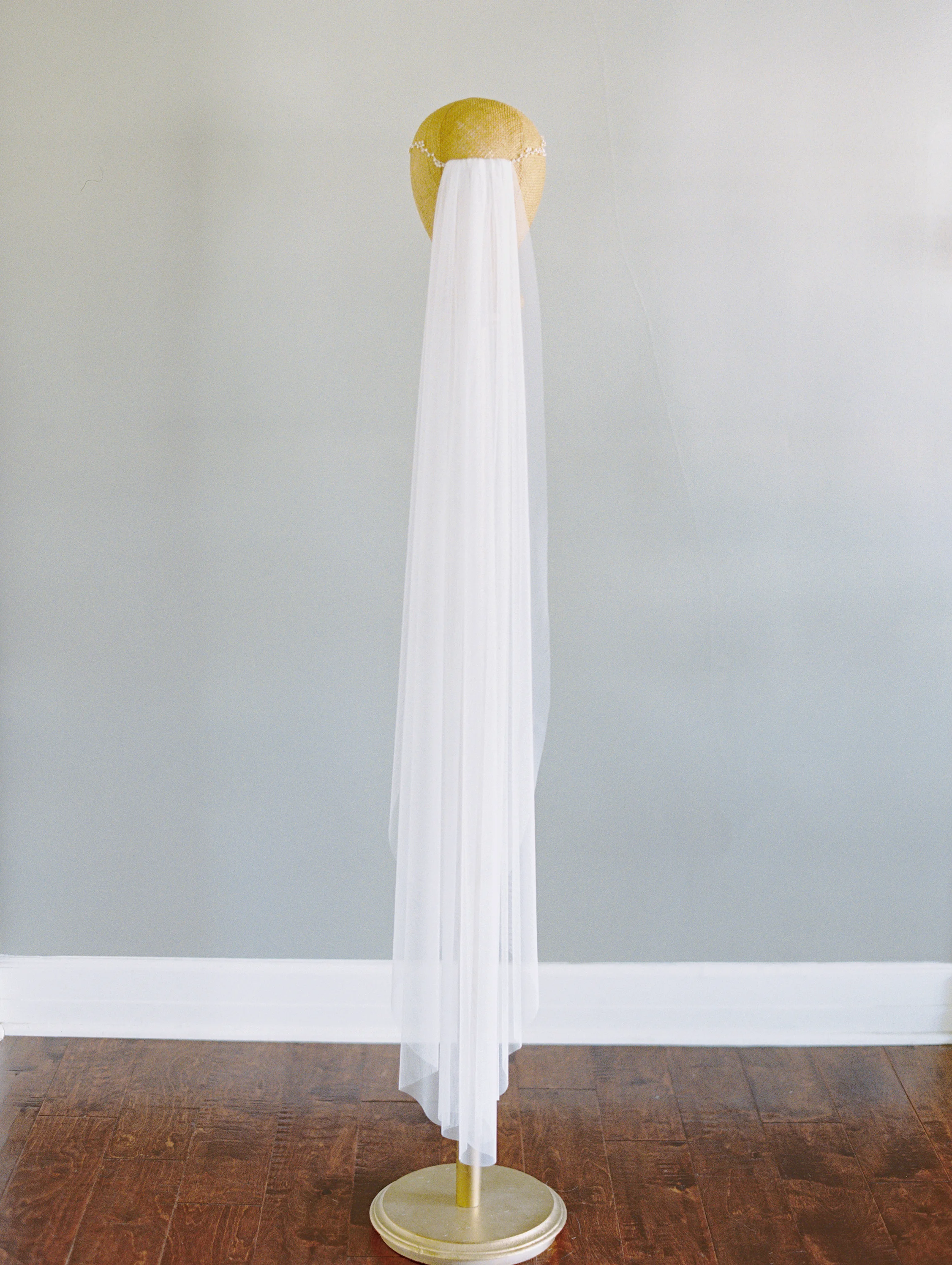 Black English Net Little Something Wedding Veil #0801