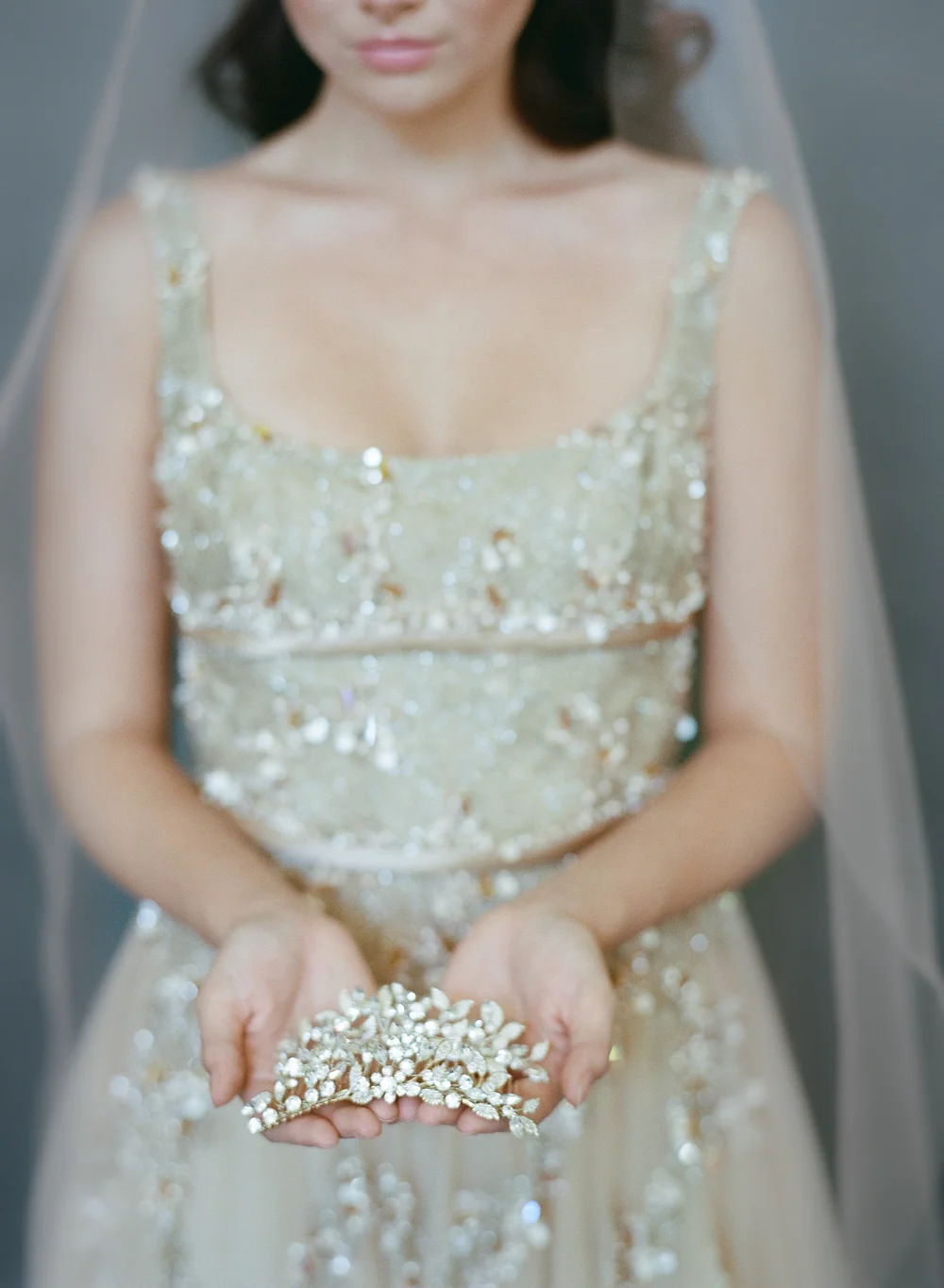 Dainty Crystal Tiara #1703