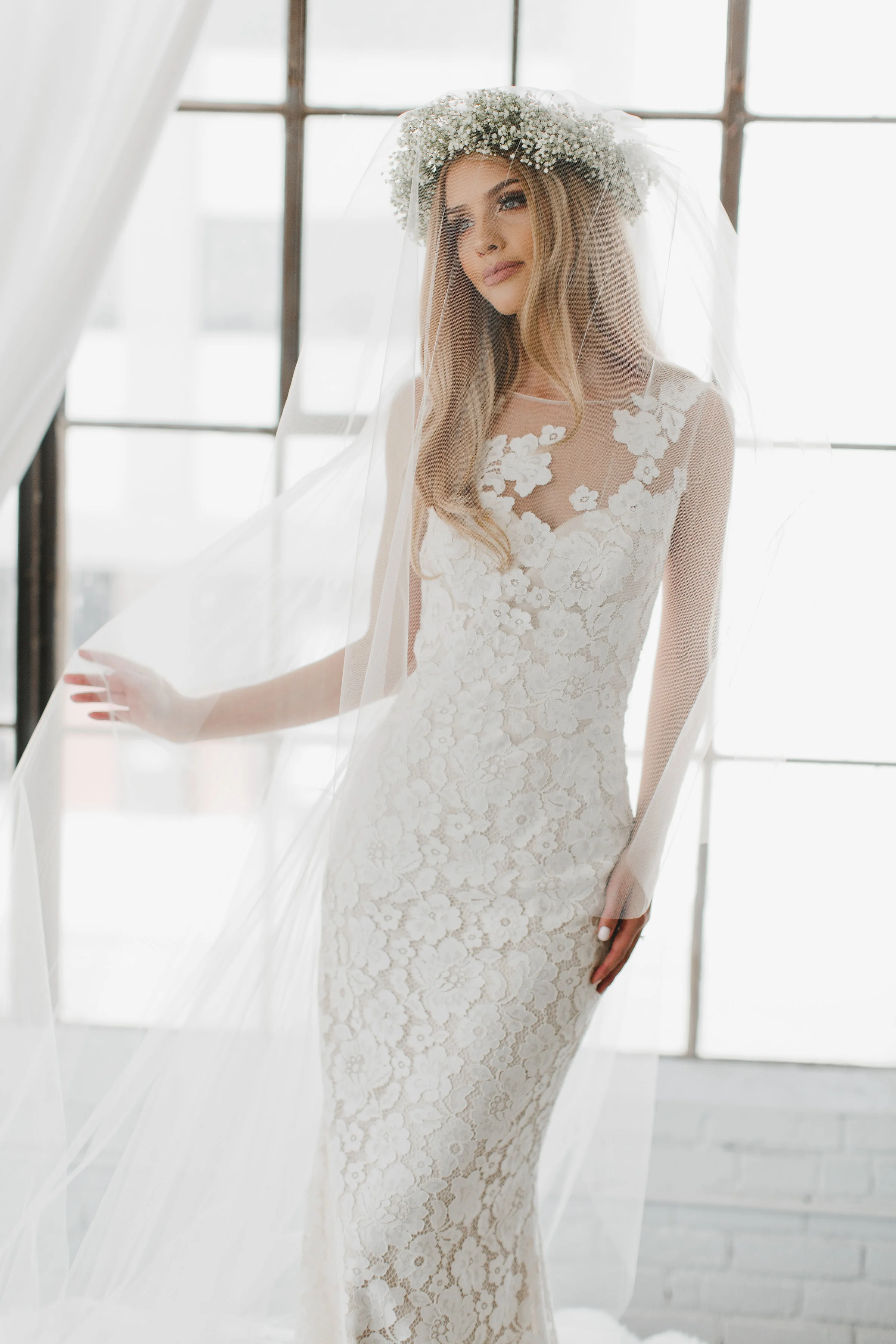 Copy of Little Something Wedding Veil #0802