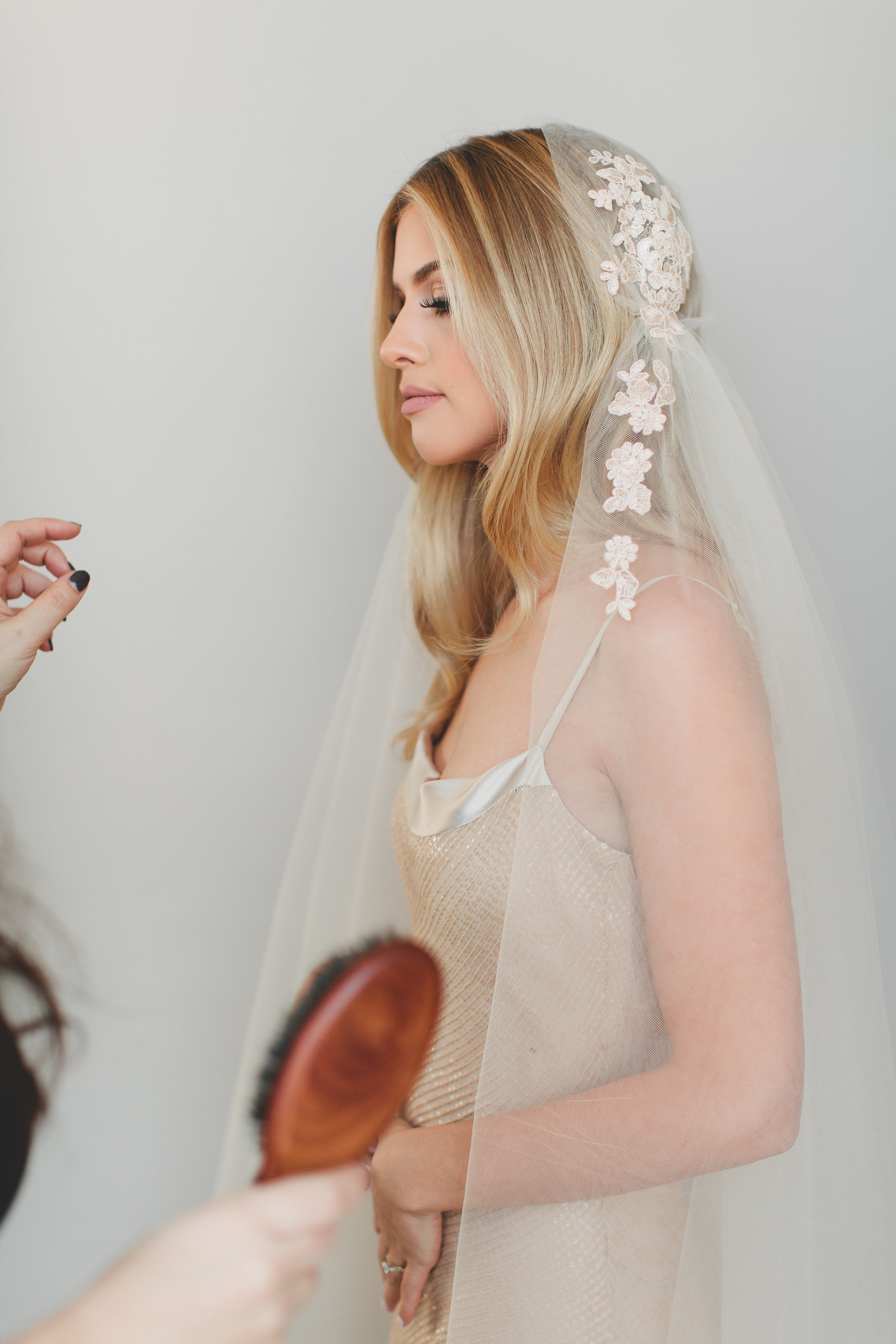 Lace Juliet Cap Veil Style #1725