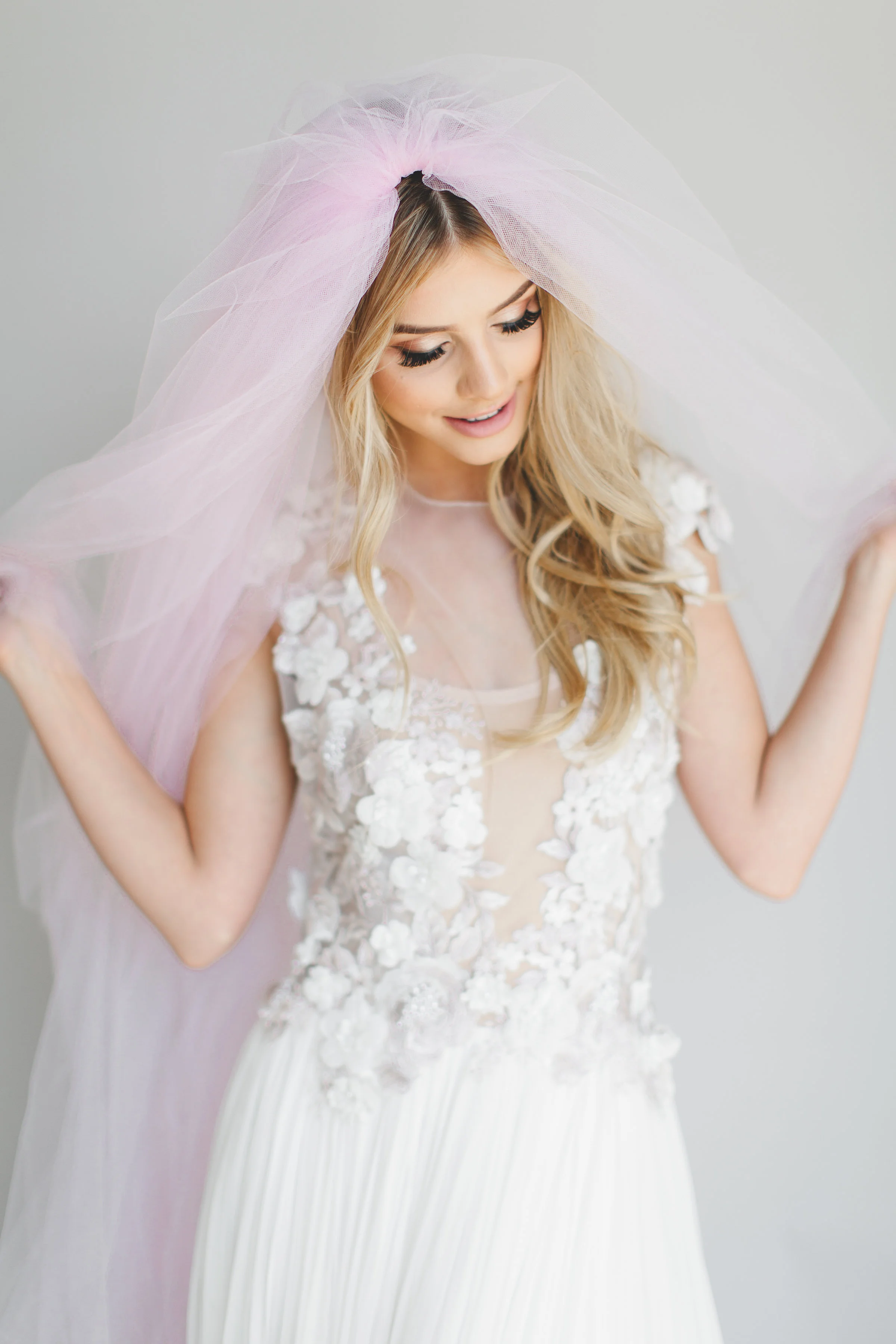 Triple Layer Little Something Wedding Veil #0802