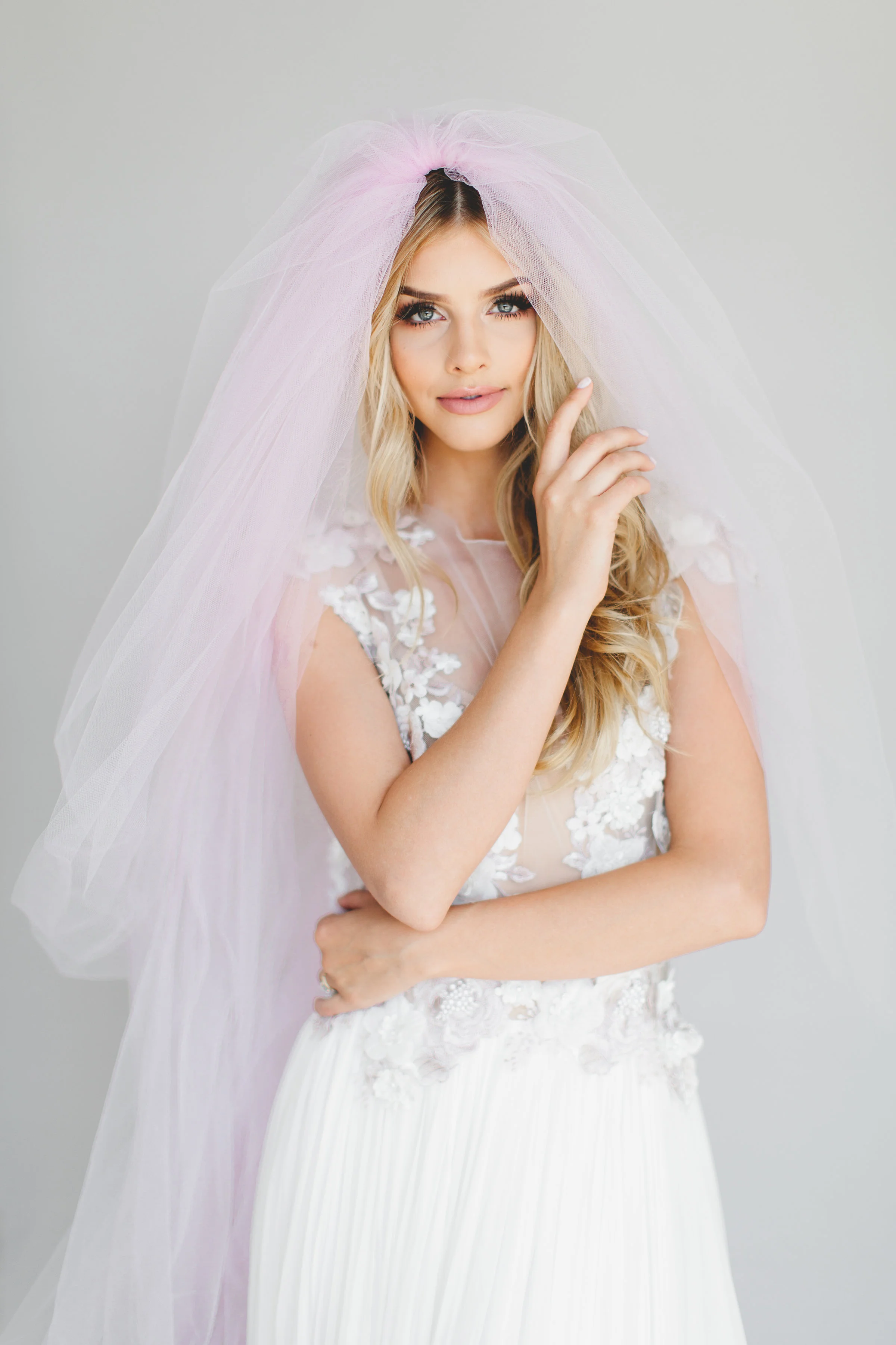 Triple Layer Little Something Wedding Veil #0802