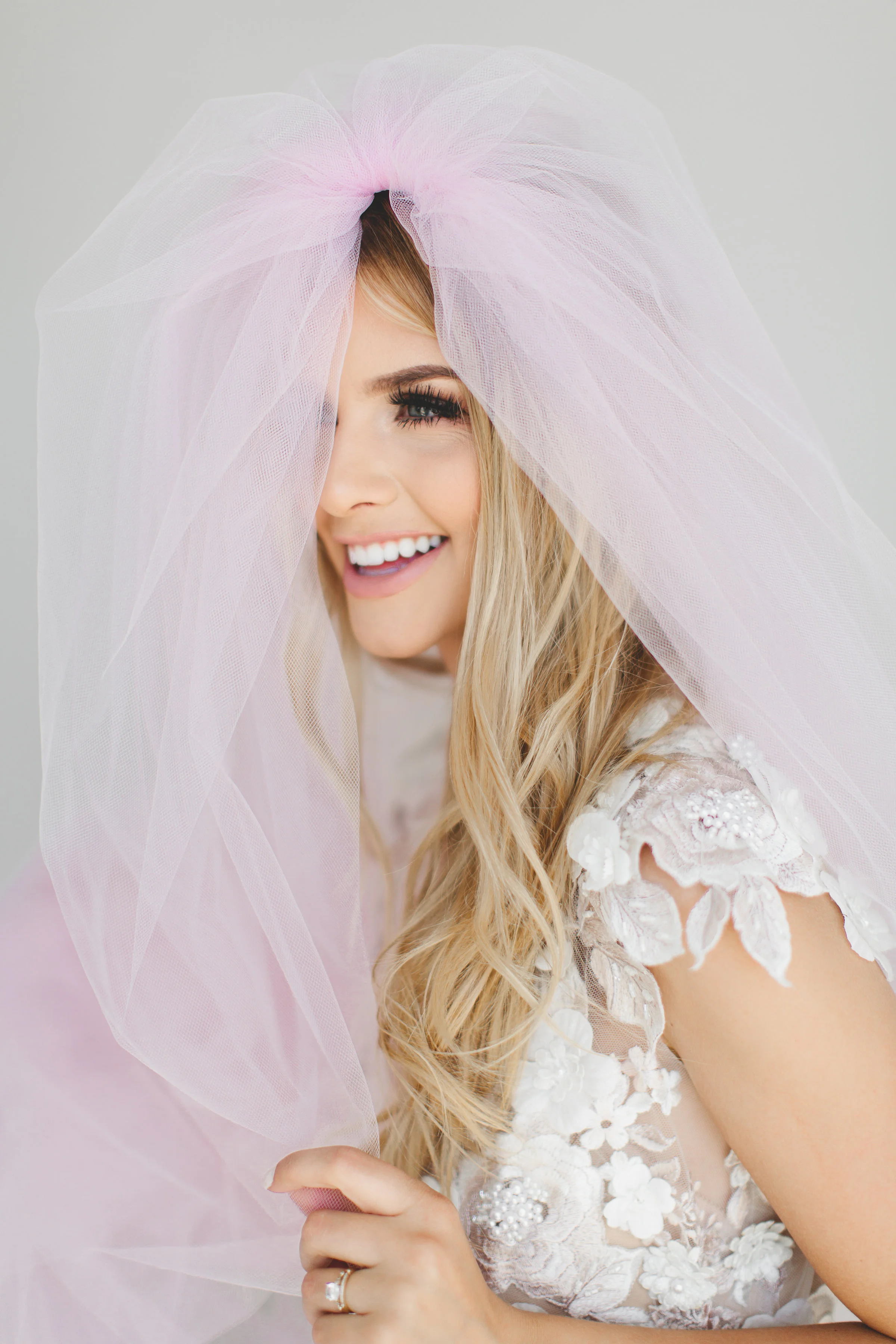Triple Layer Little Something Wedding Veil #0802