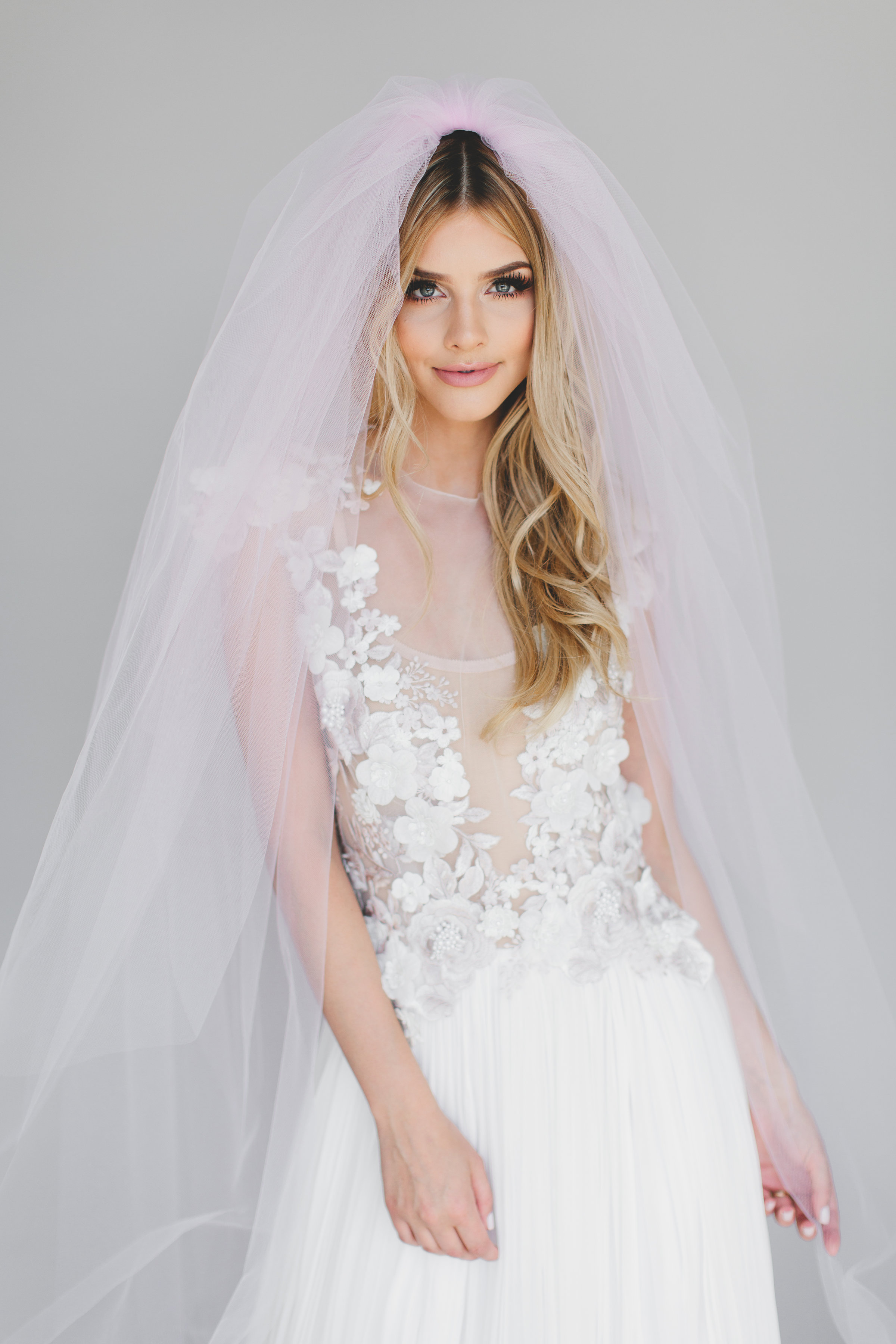 Triple Layer Little Something Wedding Veil #0802