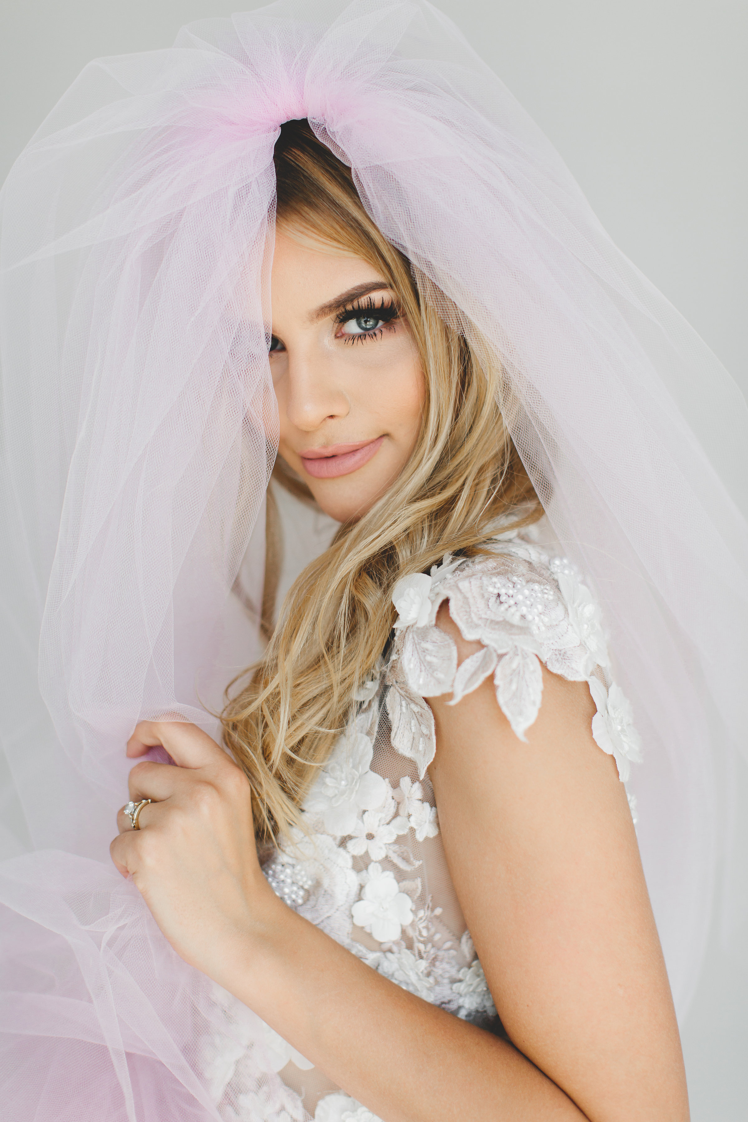 Triple Layer Little Something Wedding Veil #0802
