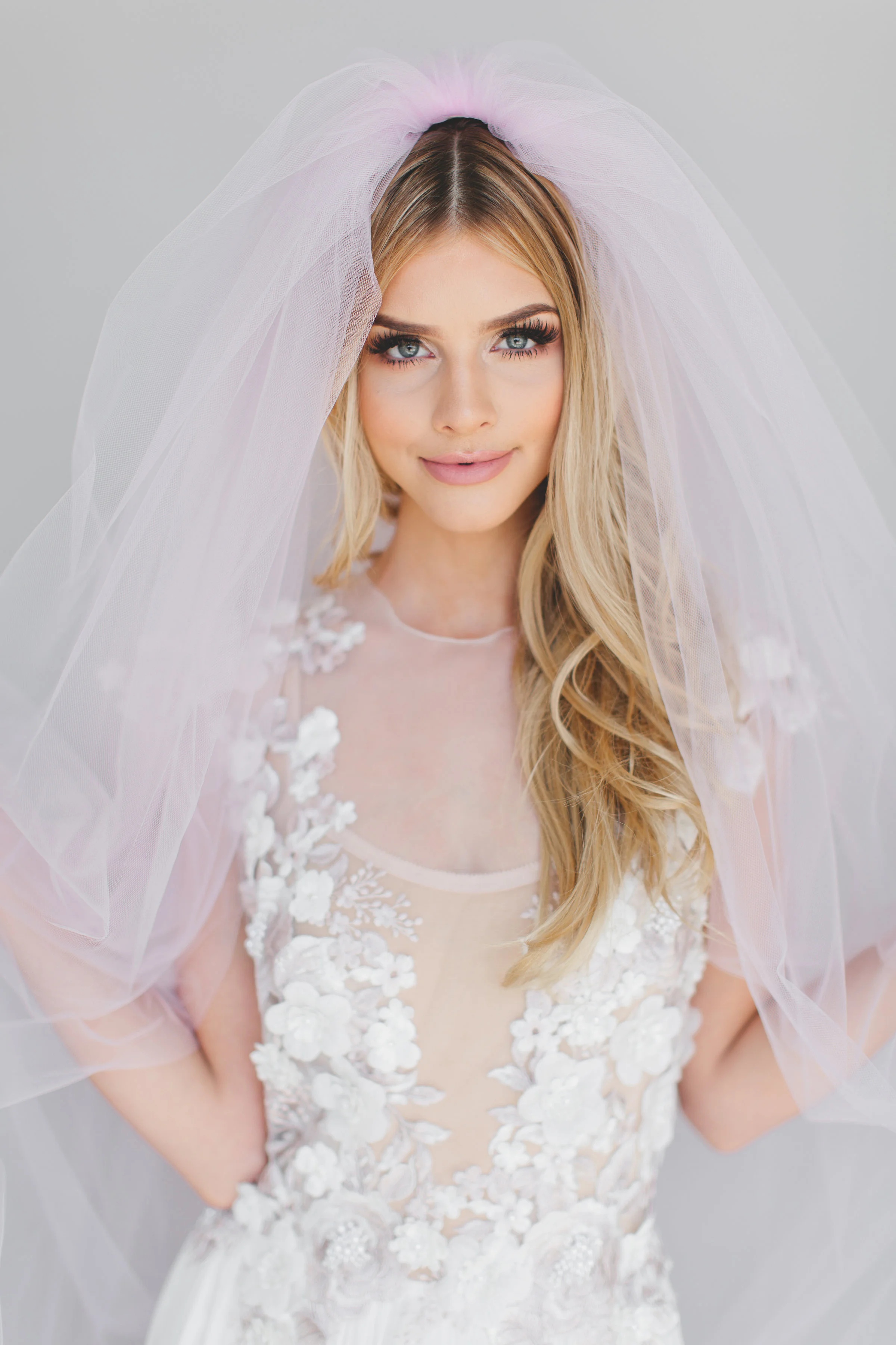 Triple Layer Little Something Wedding Veil #0802