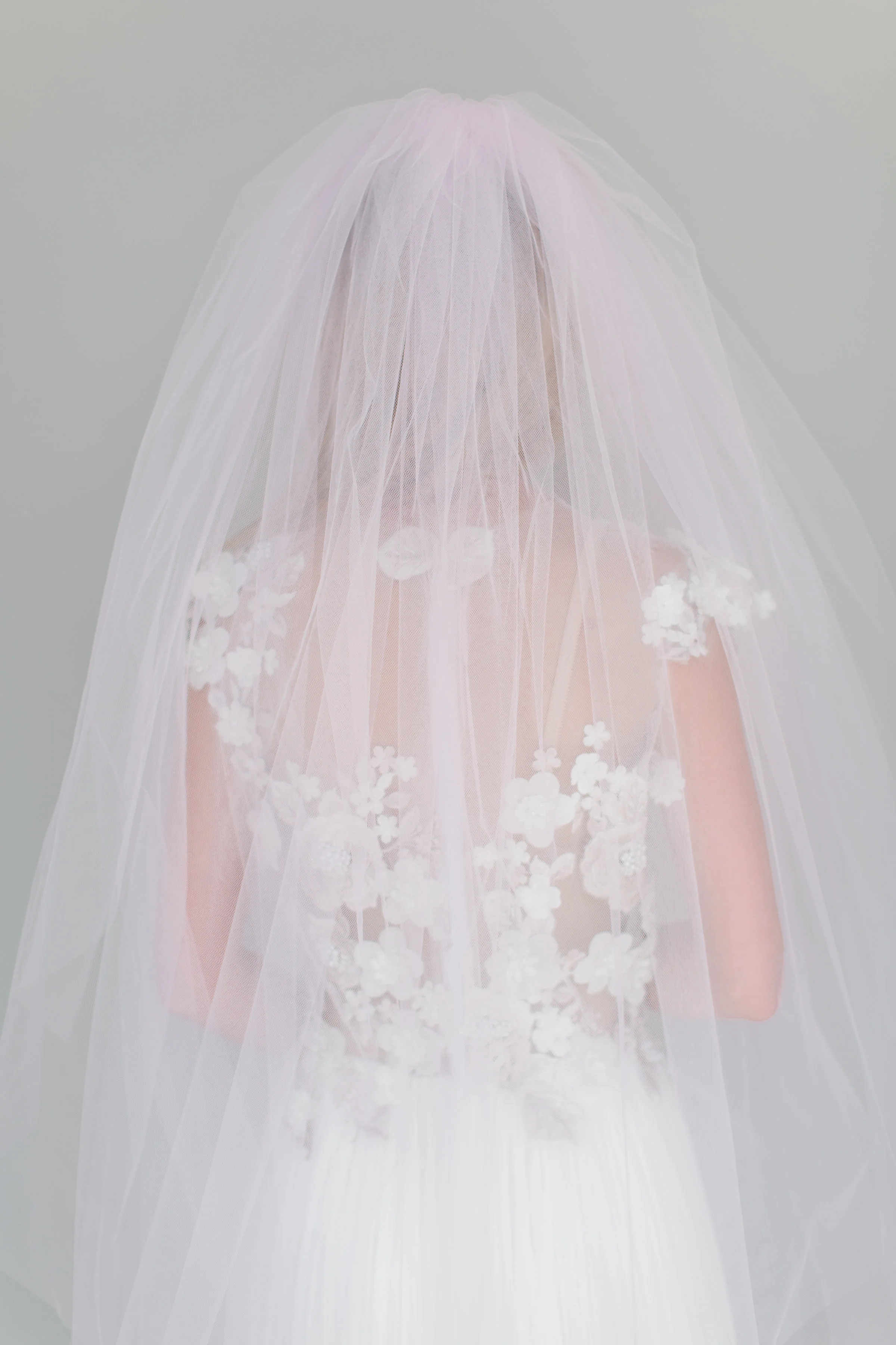 Triple Layer Little Something Wedding Veil #0802