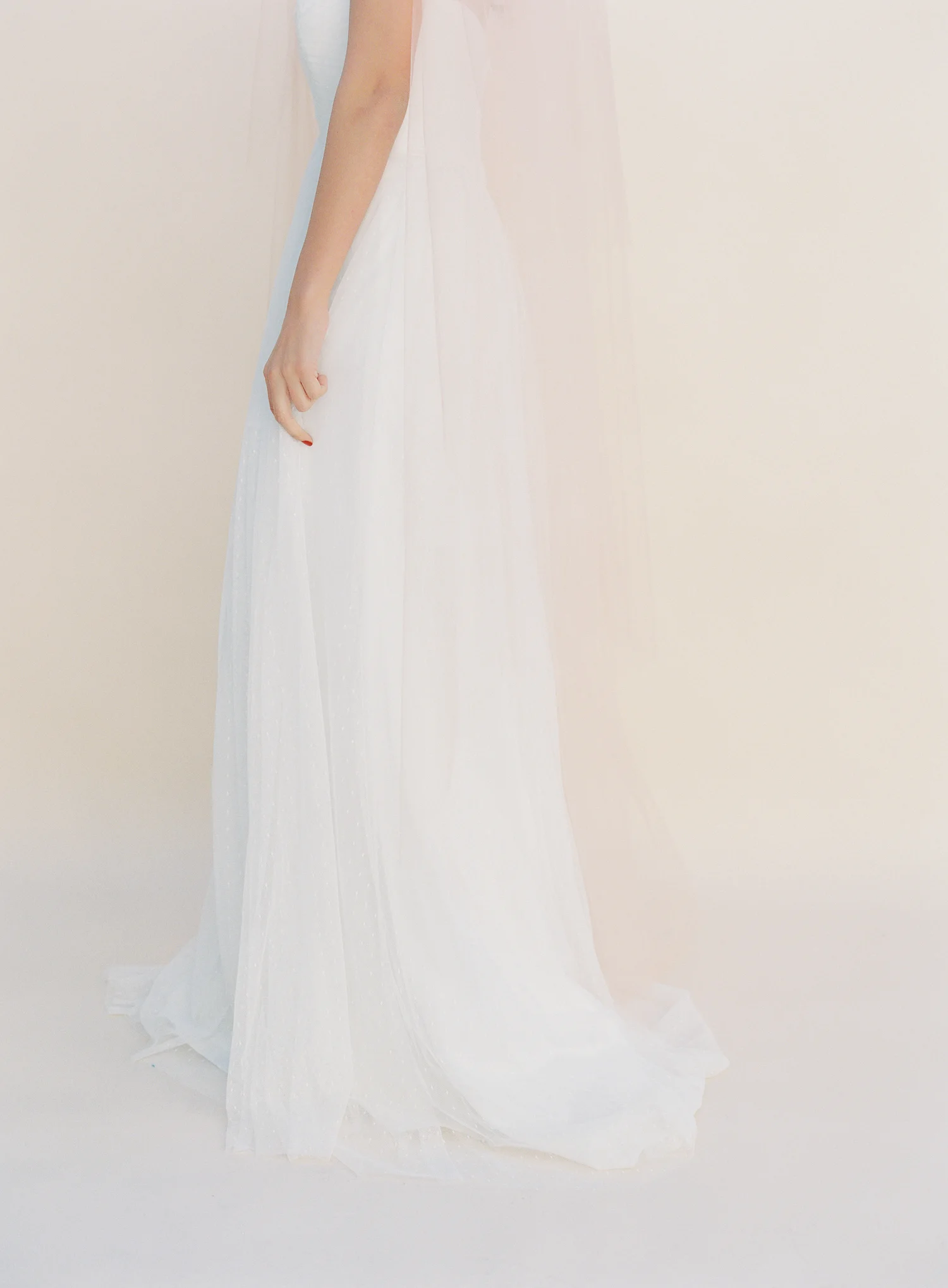 Blush Little Something Wedding Veil #0802