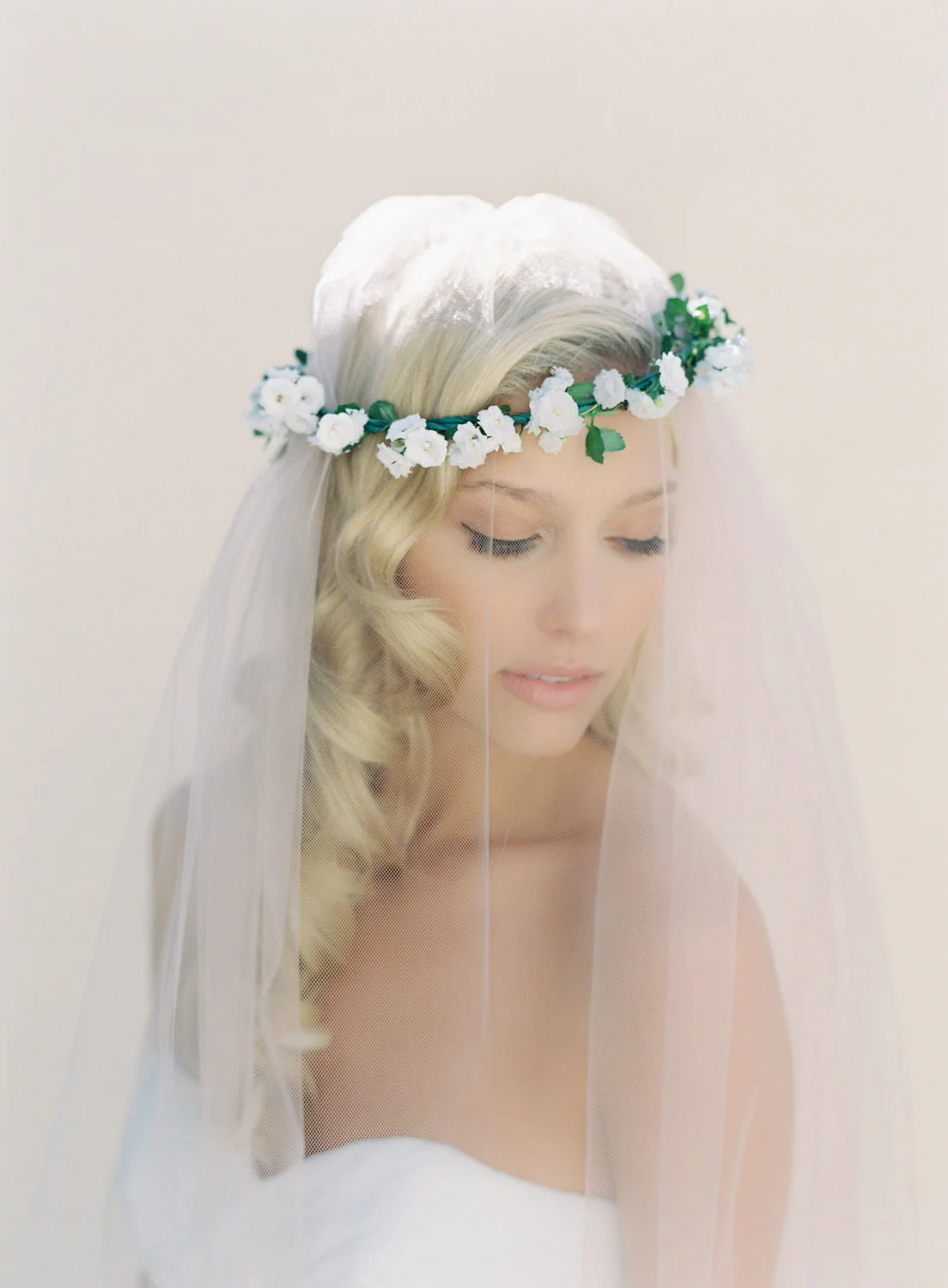 Blush Little Something Wedding Veil #0802
