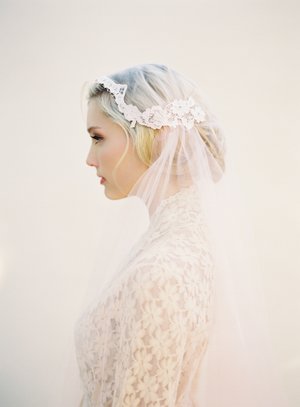 FANNY JULIET CAP BLUSHER VEIL NO. 2119