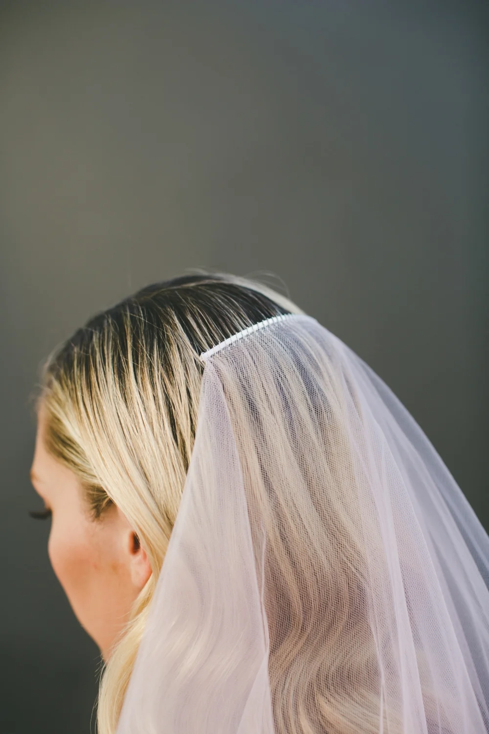 3" Horsehair Drop Wedding Veil #1203-3