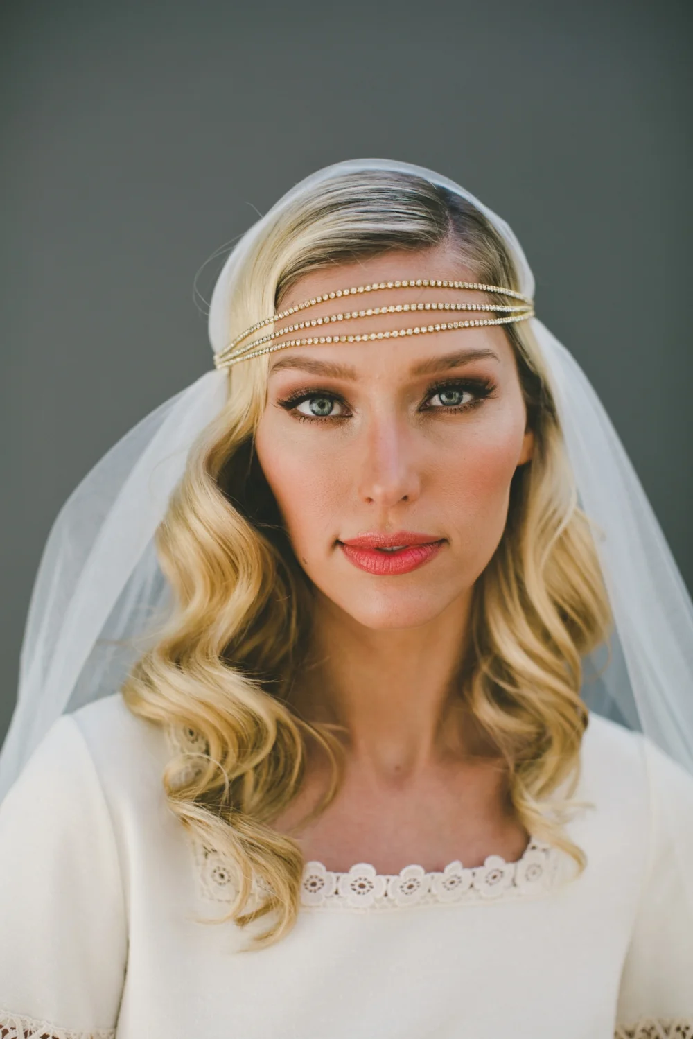 Tulle Juliet Cap Veil #1107