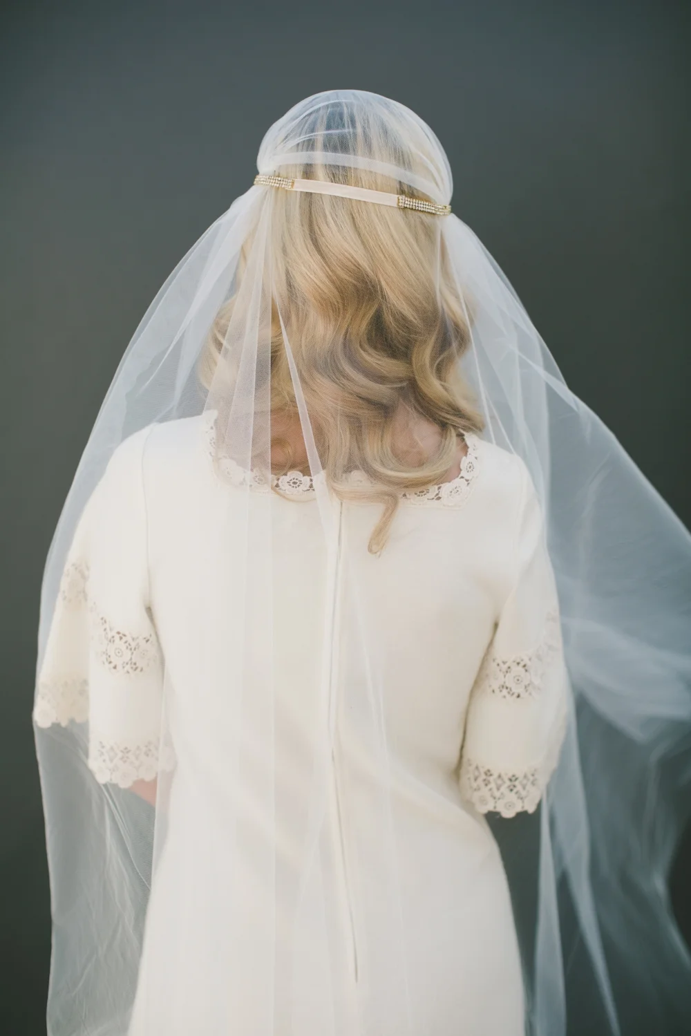 Tulle Juliet Cap Veil #1107