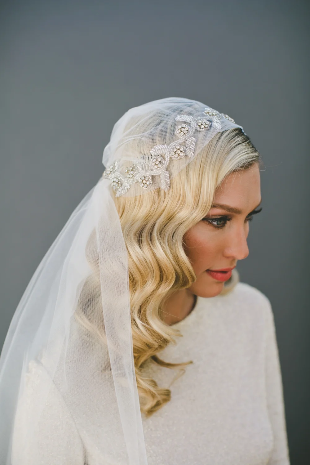 Woodland Princess Crown Juliet Cap Veil #1515