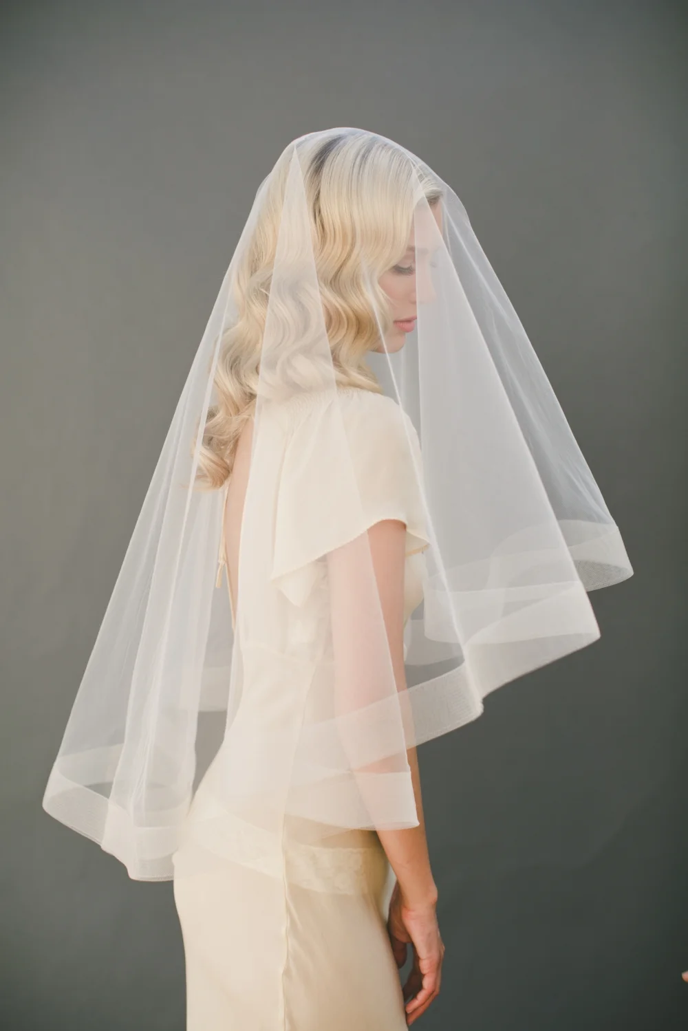 2" Horsehair Drop Wedding Veil #1203