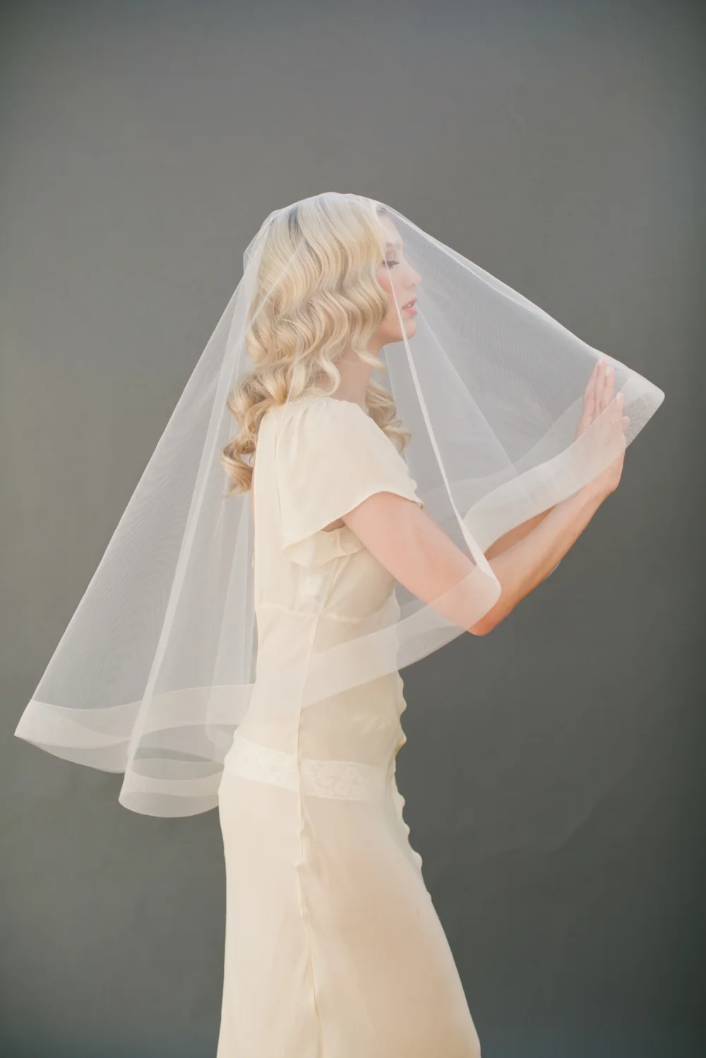 2" Horsehair Drop Wedding Veil #1203
