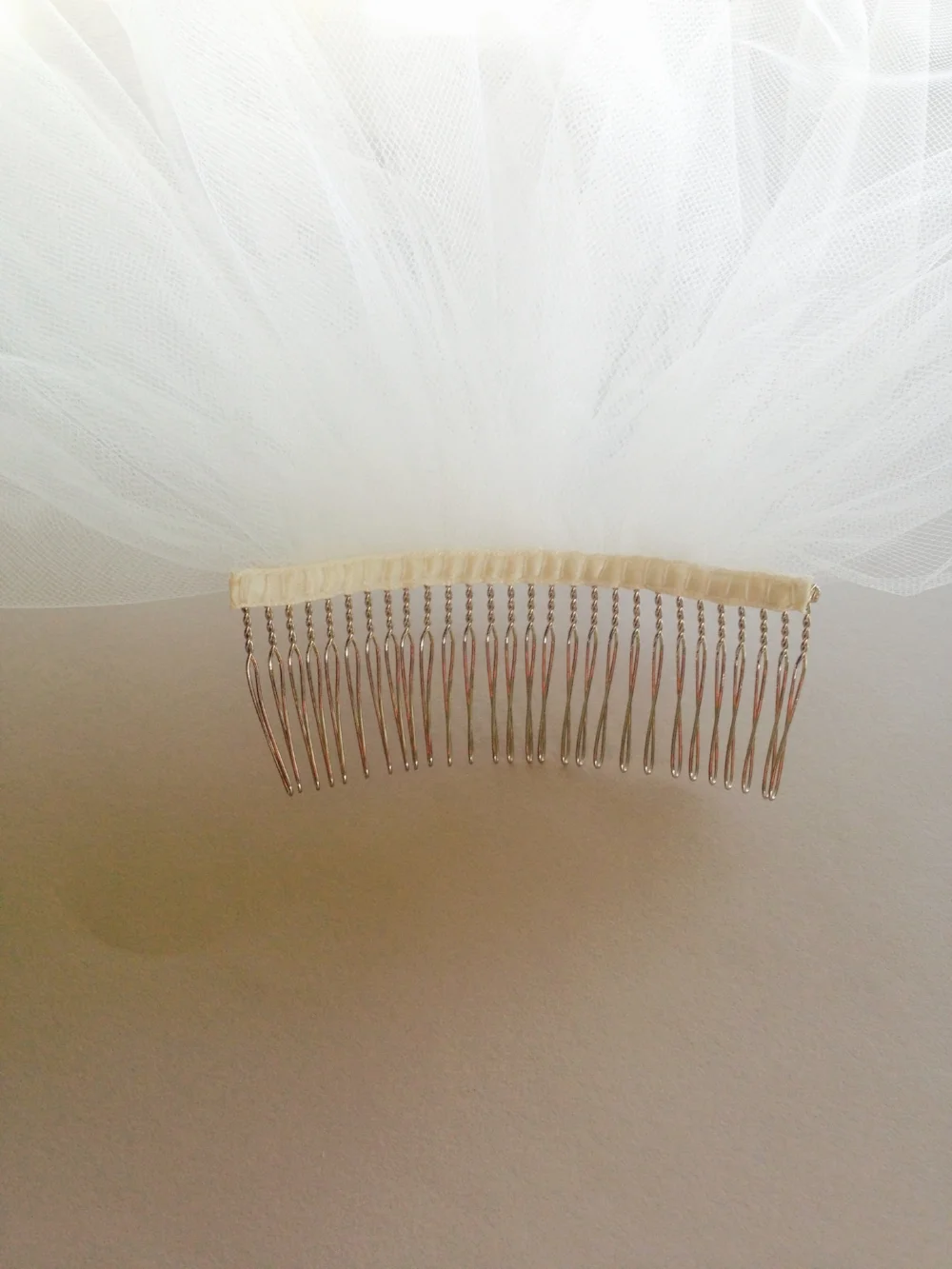 Pink Blush Full Volume Triple Layer Little Something Wedding Veil #0802
