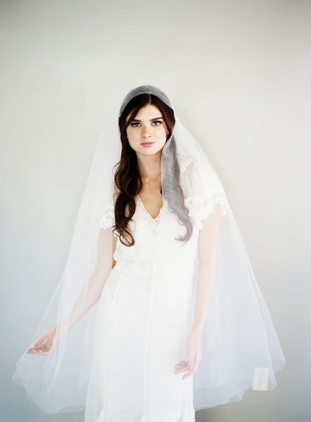 Lace Juliet Cap Veil #1624