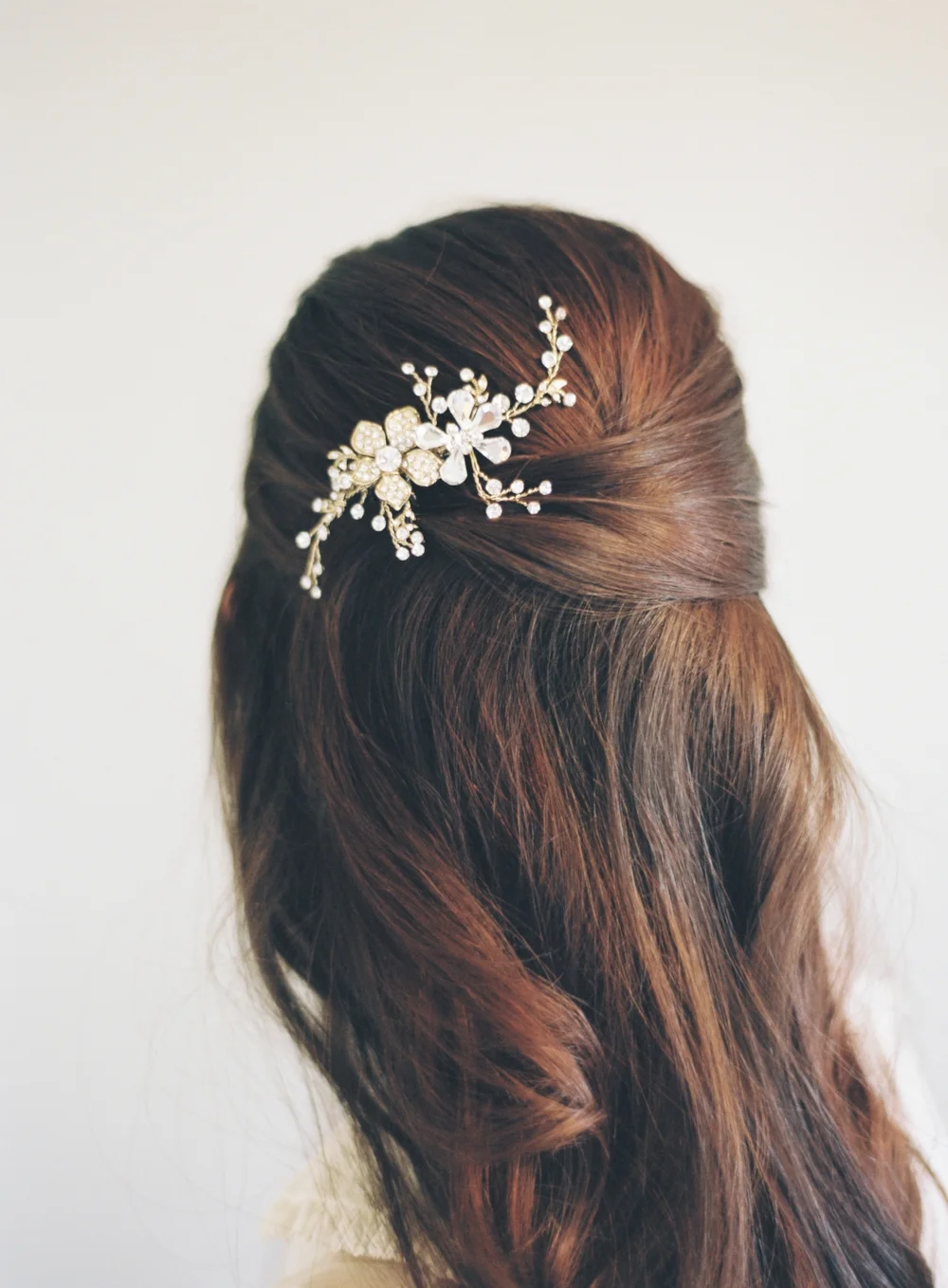 Dainty Crystal Hair Comb #1602
