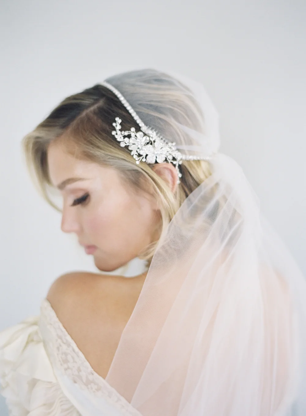Dainty Crystal Hair Comb #1602
