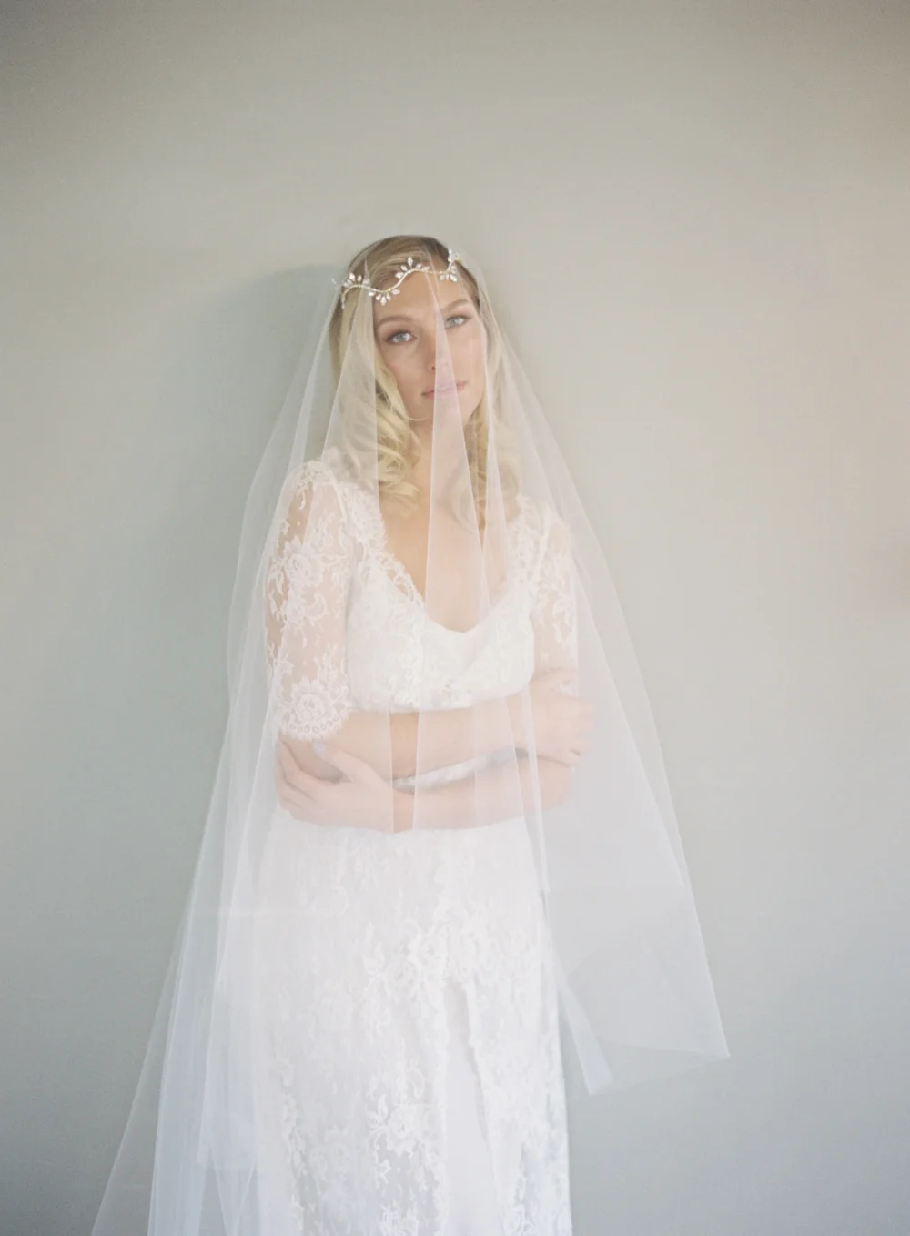 Cathedral Drop Wedding Veil #1106