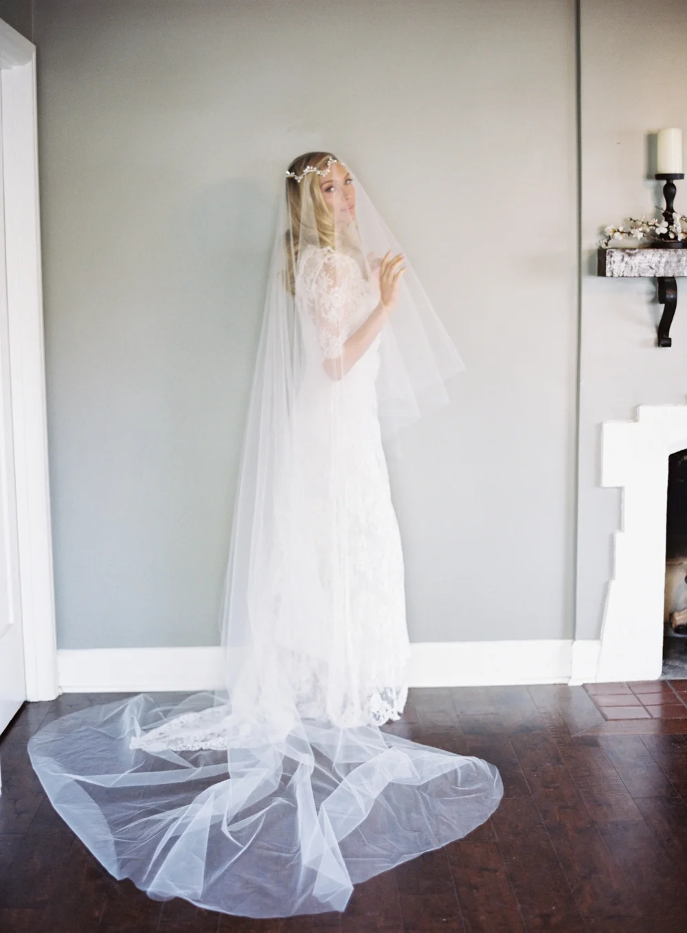 Cathedral Drop Wedding Veil #1106