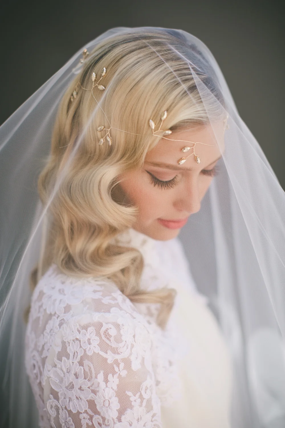 Cathedral Drop Wedding Veil #1106