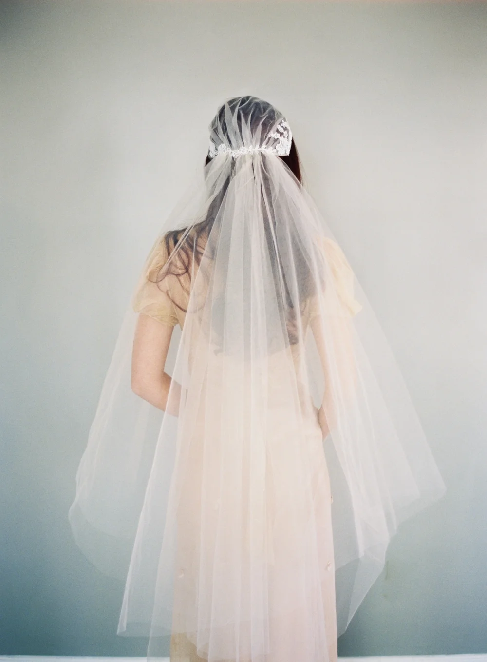 Lace Juliet Cap Veil #1627