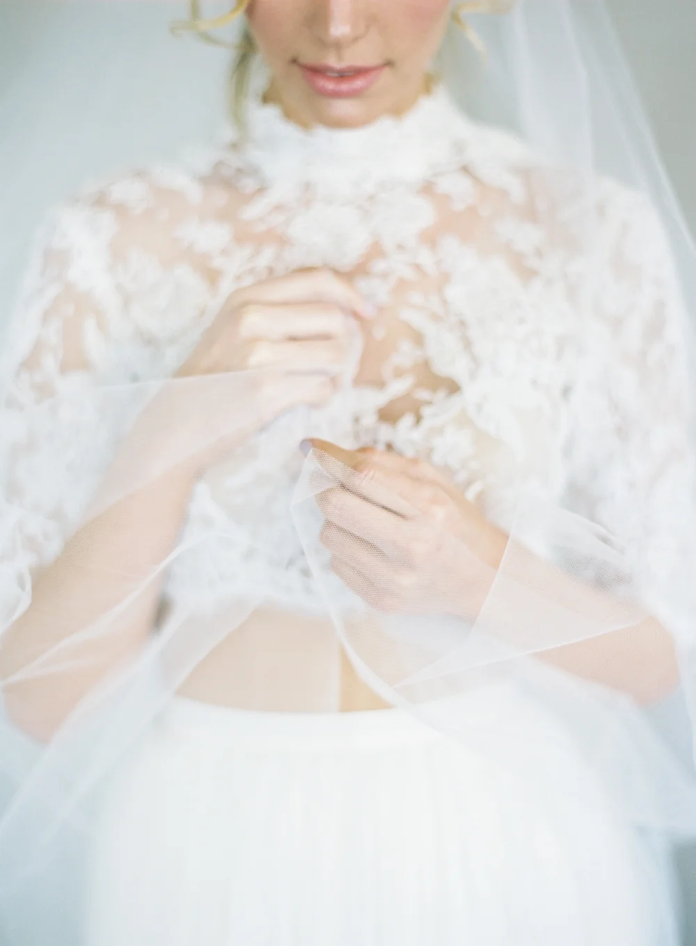 Tulle Little Something Wedding Veil #0802