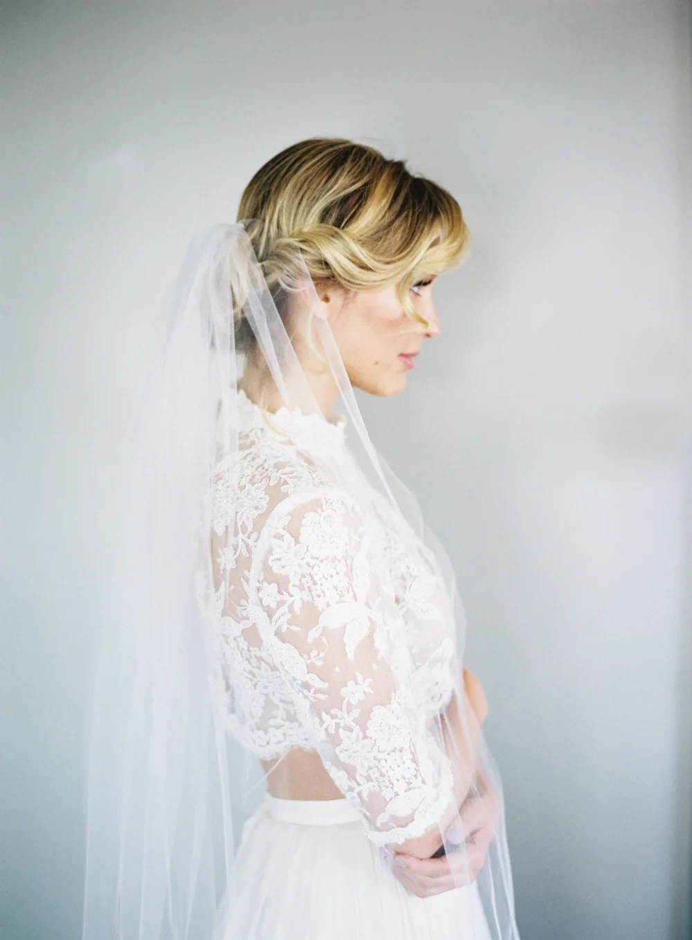 Tulle Little Something Wedding Veil #0802