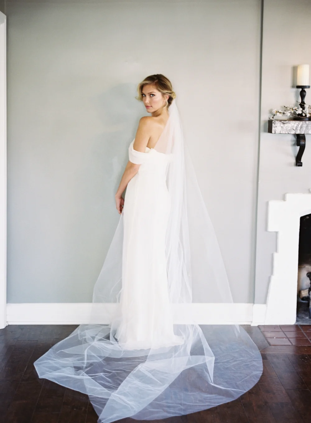 Tulle Little Something Wedding Veil #0802