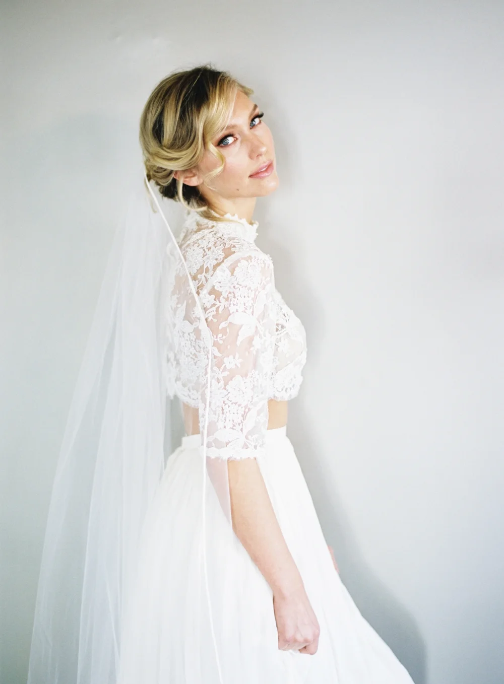 Pencil Edge Wedding Veil #1632