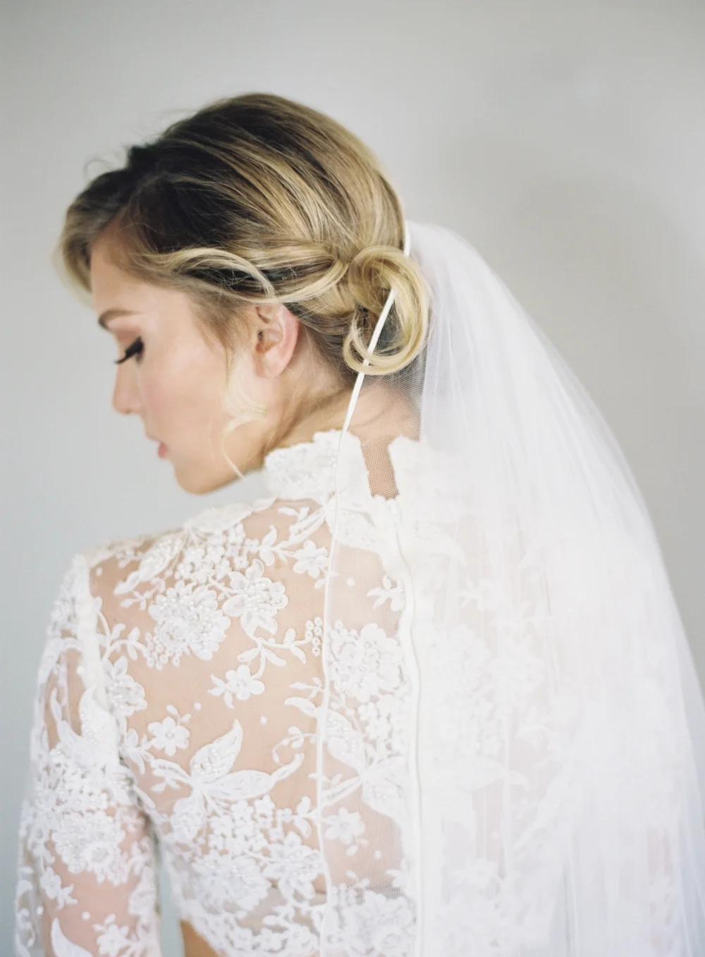 Pencil Edge Wedding Veil #1632