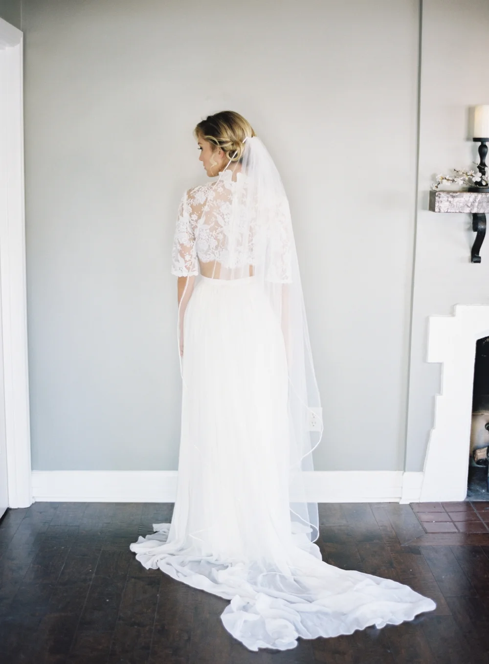 Pencil Edge Wedding Veil #1632