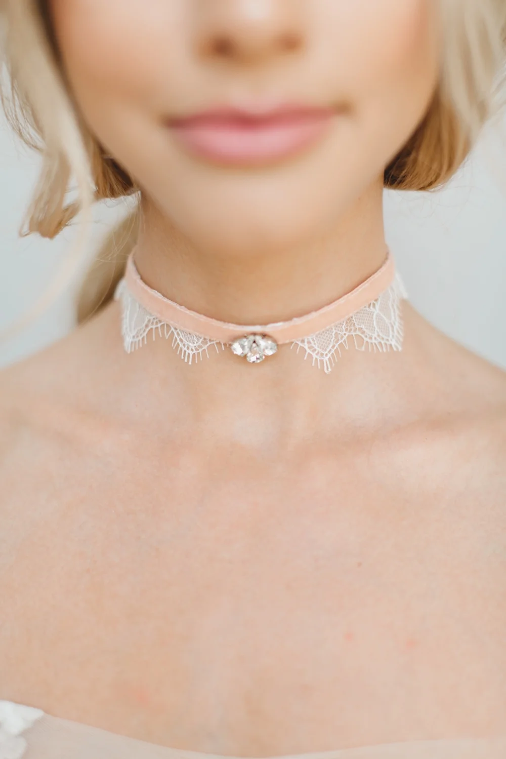 Chantilly Lace Velvet Choker #1742