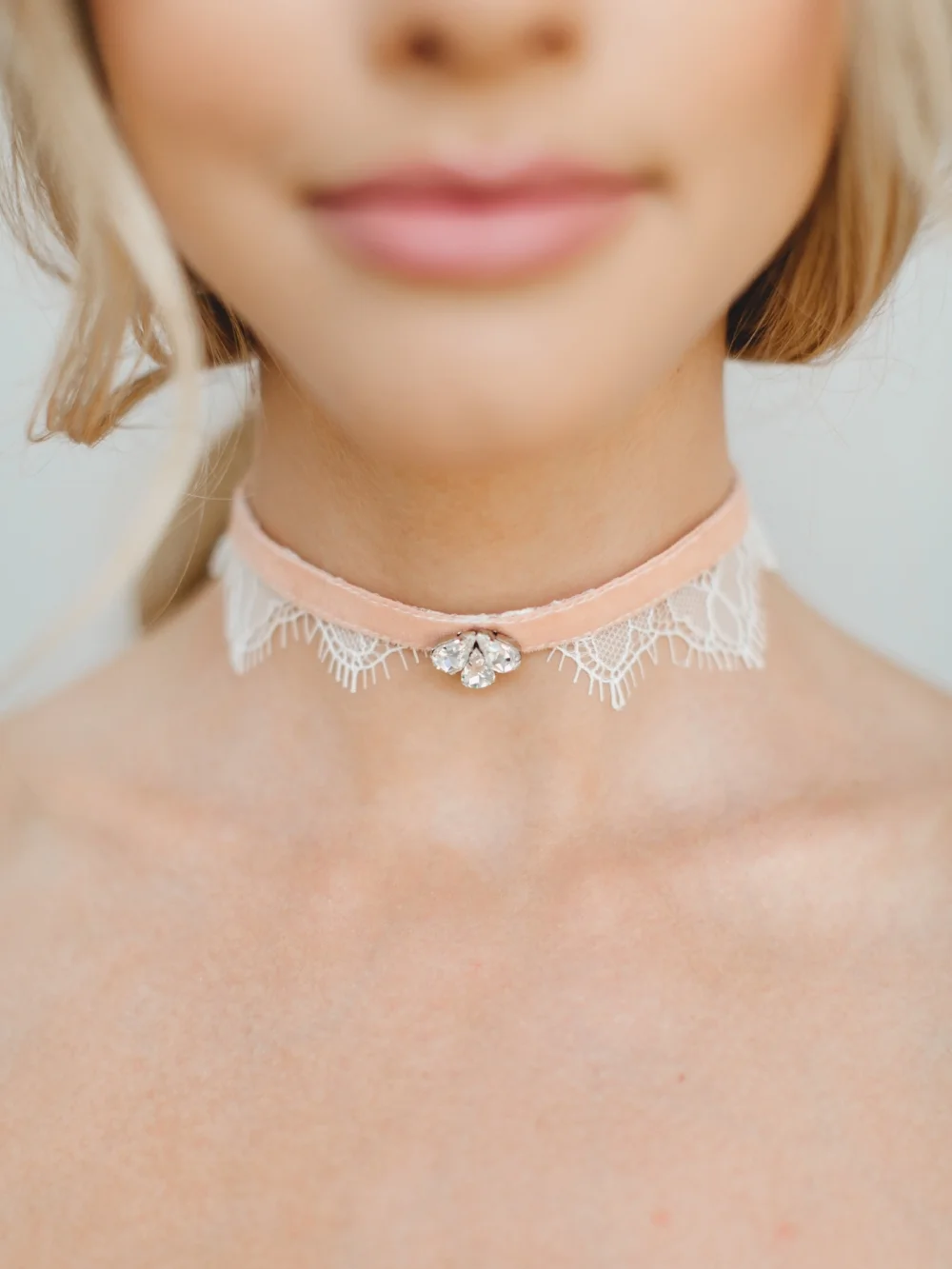 Chantilly Lace Velvet Choker #1742