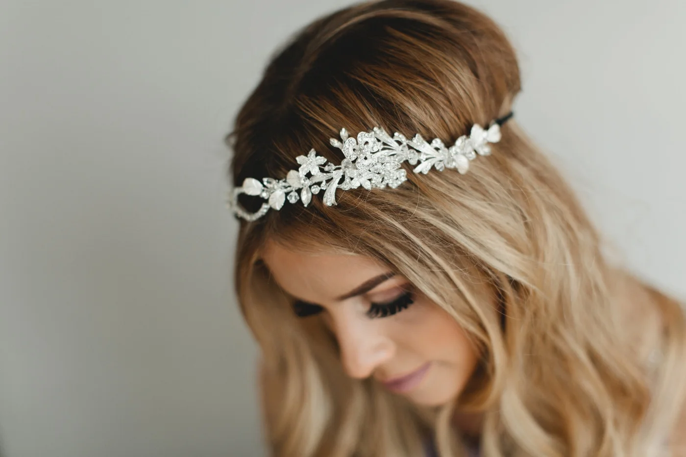 Crystal Bridal Crown Headband #1731
