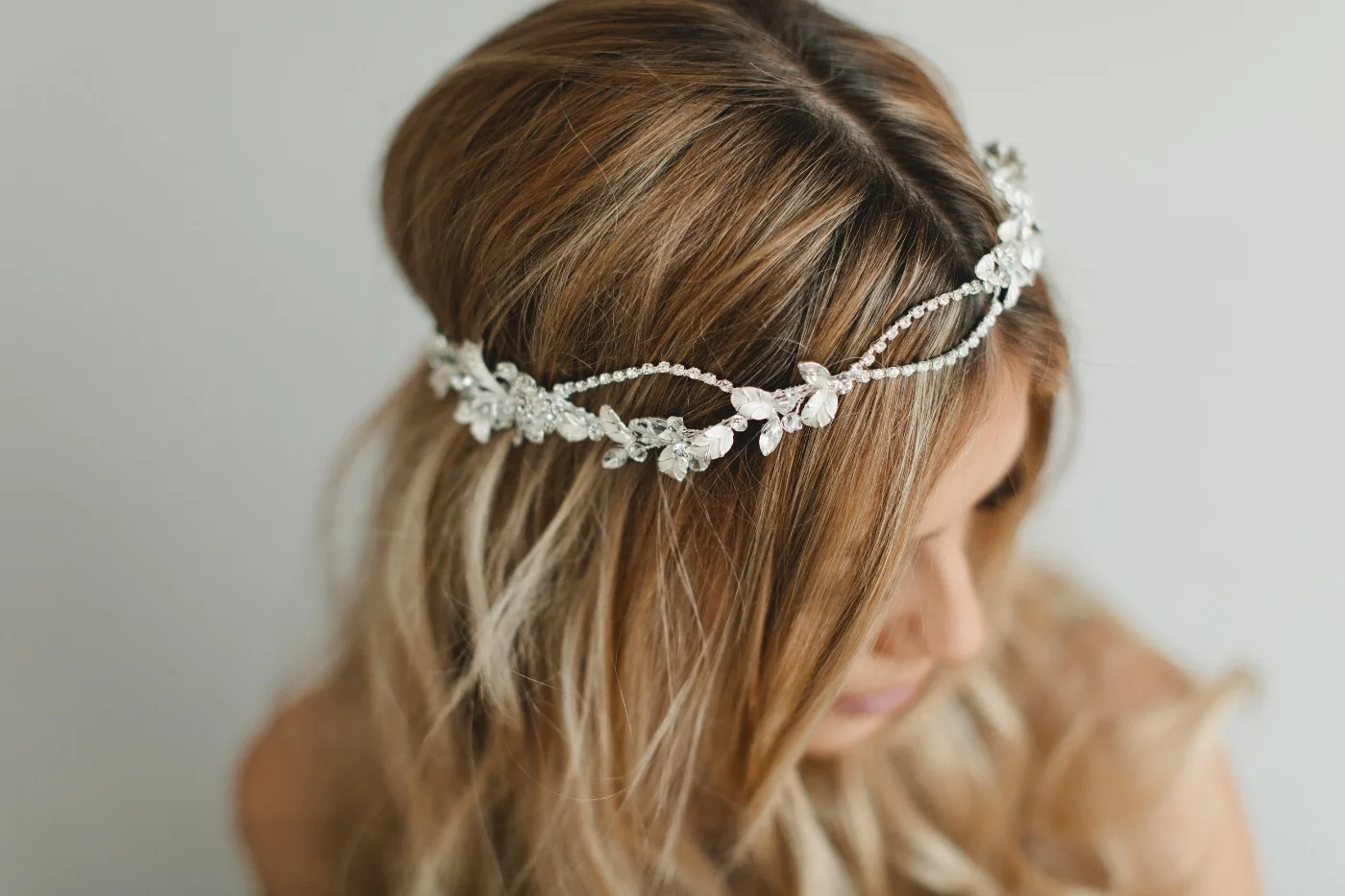Crystal Bridal Crown Headband #1731