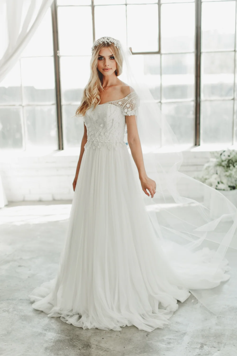 Freshwater Pearl Bridal Wreath #1739