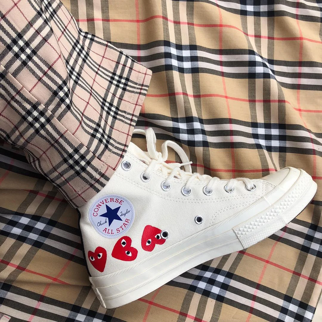 converse comme des garcons instagram