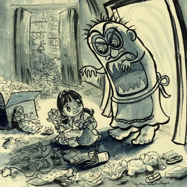 "Why Isn't Your Room Clean" Monster